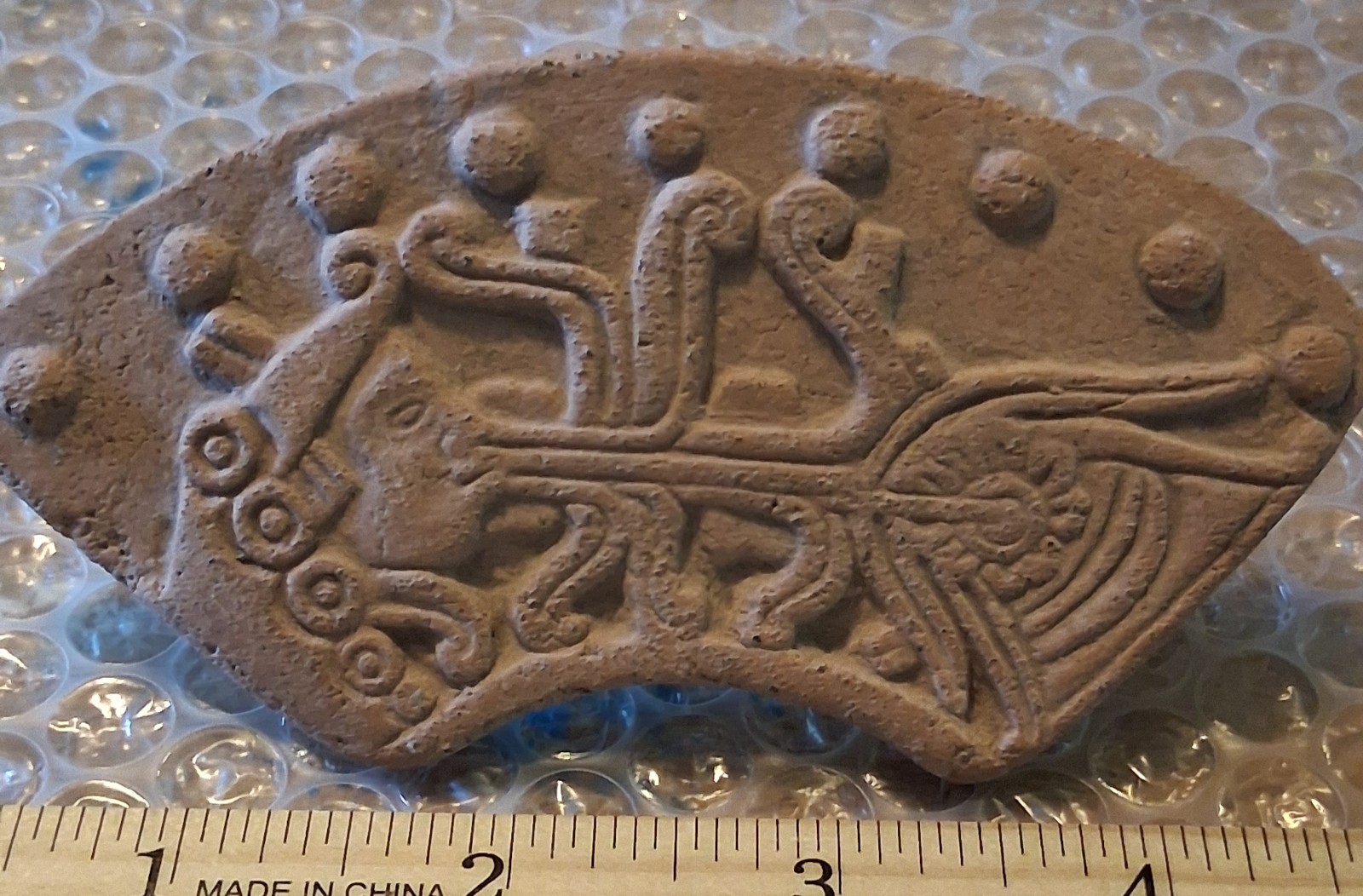 Very Rare Teotihuacan Pottery Stamp Burial offering pre columbian mesoamericana