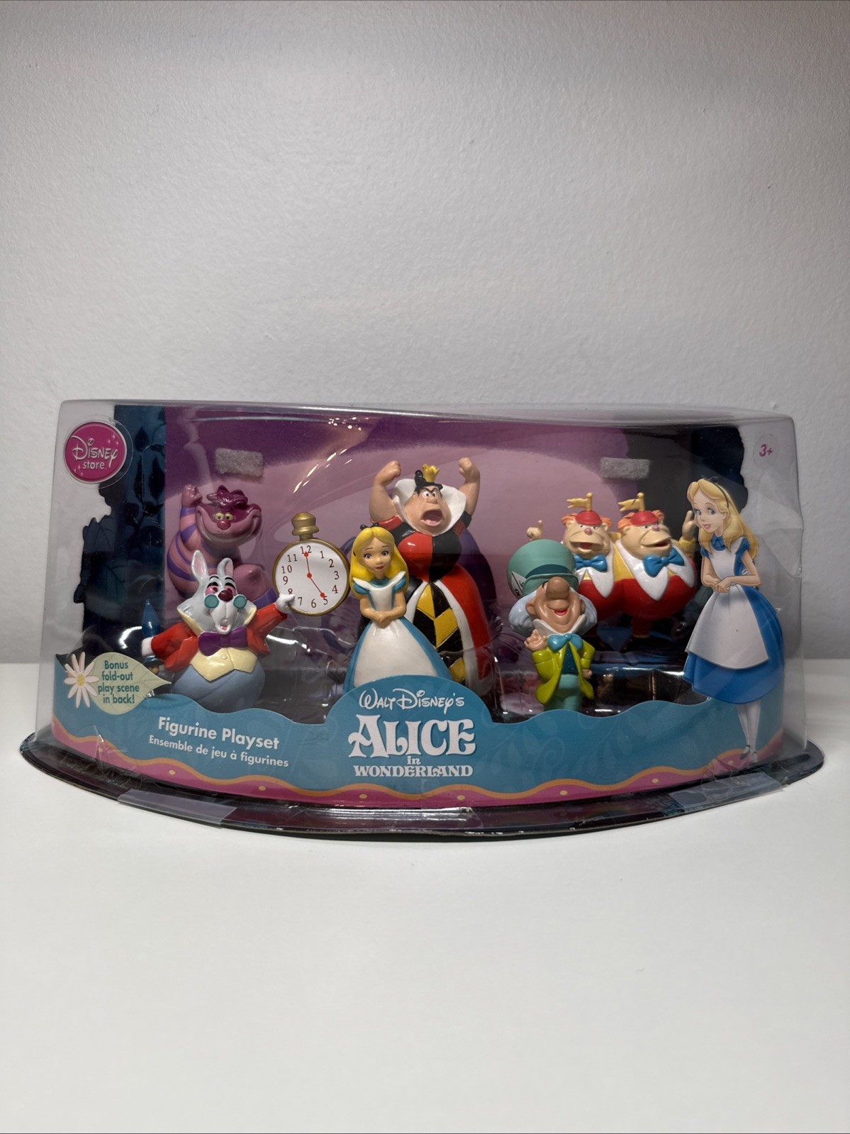 Disney Store Exclusive Alice in Wonderland Figurine Playset