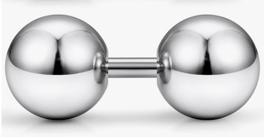 16g 1/4 Ball 6mm Prince Albert Jewelry Frenum Pressure Nipple Game Barbell Ear