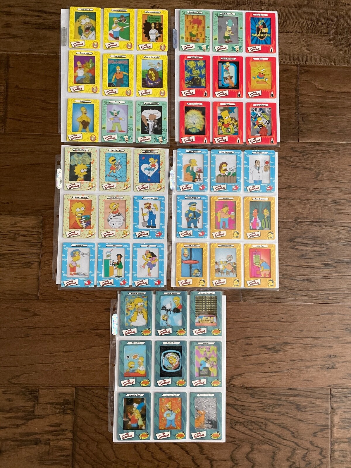 THE SIMPSONS  FILM CARDZ 45 CARD SET W/ VIEWER YEAR 2000 BY ARTBOX MINT/NM
