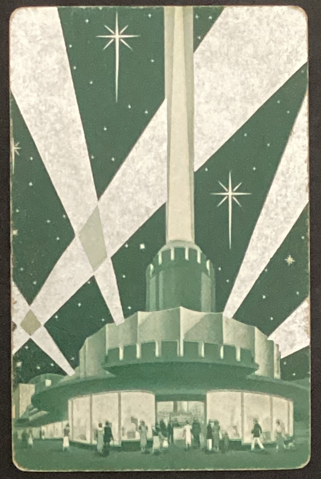 Hall of Science 1933 Chicago\'s World Fair Vintage Single Swap Playing Card