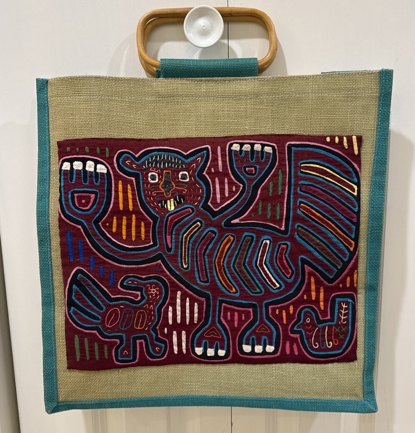 Kuna Indian Mola From Panama 11 X 14 In