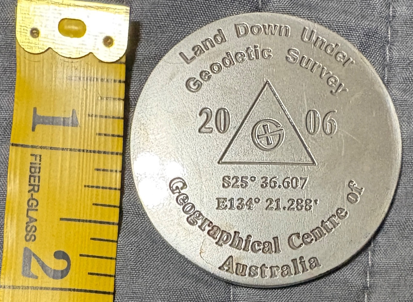 Rare Vintage Geodetic Survey Centre of Australia Token Medal Challenge Coin