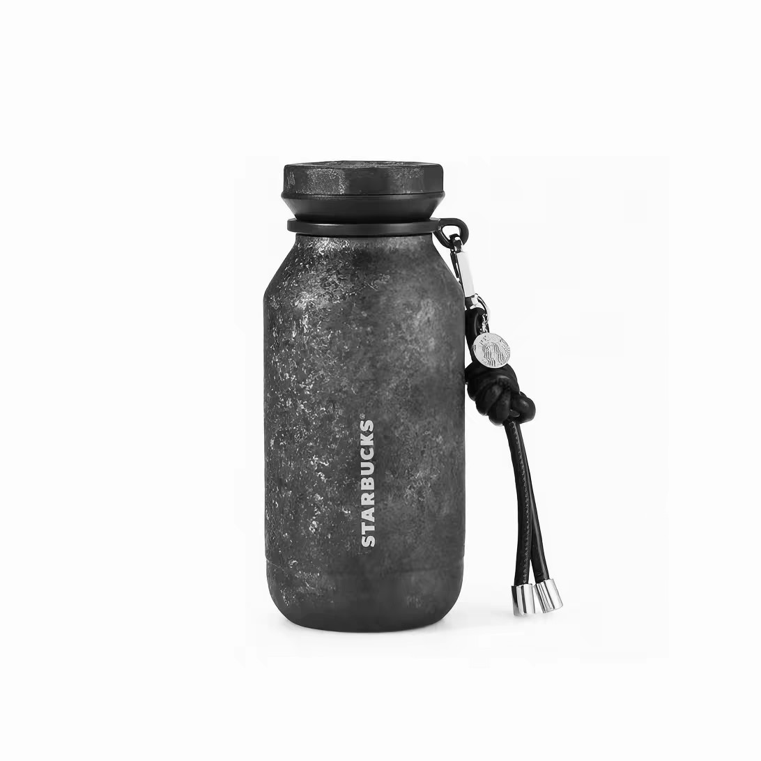 Starbucks China 2026 Icy Floral Titanium Series 430ml Insulated Cup with Pendant