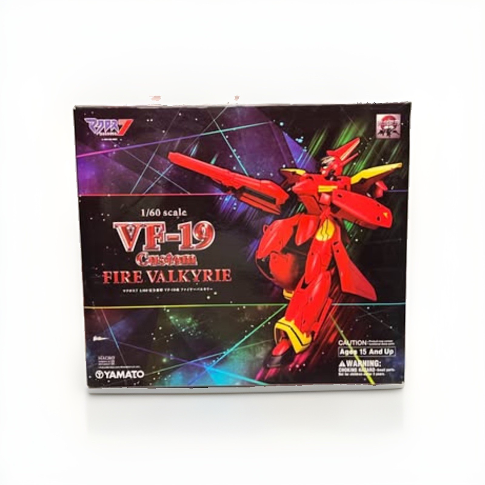 Yamato 1/60 scale VF-19 Custom Fire Valkyrie from Macross 7 Open Box Excellent Yamato 1/60 scale VF-19 Custom Fire Valkyrie from Macross 7 Open Box Excellent