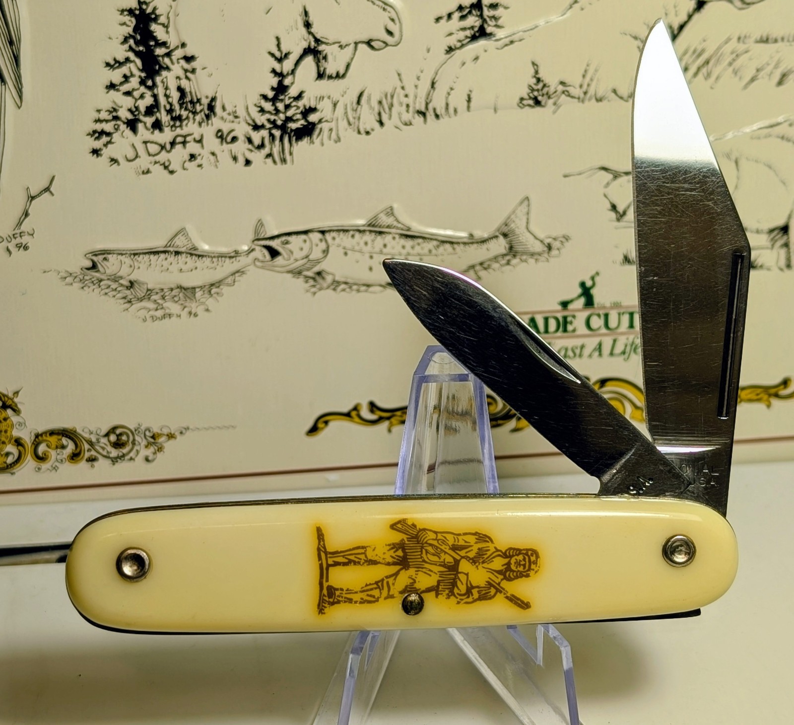 Vintage Daniel Boone 1974-1976 Colonial Knife KY Bicentennial Knife Limited Ed. 
