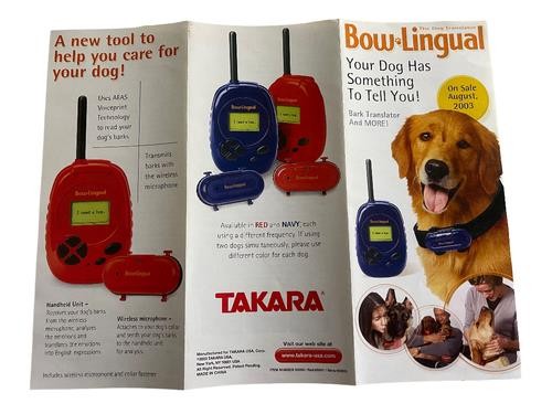 Takara Bowlingual 2003 Retailer Press Release for Stores- MINT, VERY RARE 12z