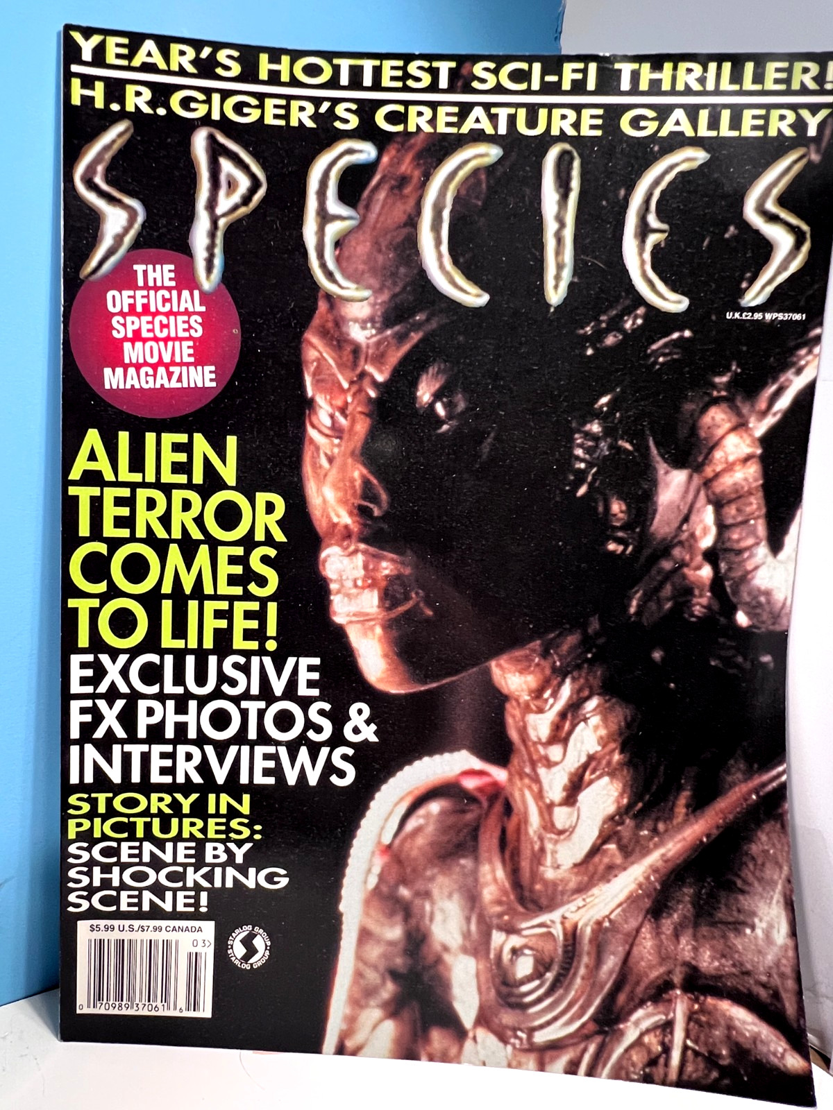 1995 Starlog Movie Series Presents #3: SPECIES Official Movie Magazine