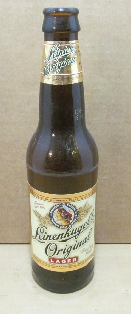 Leinenkugel's Leinie's Original Lager Beer Brown 12 Oz. Bottle - Empty