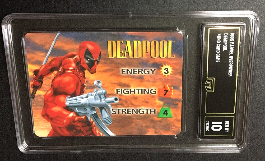 DEADPOOL CGC GMA 10 GEM - MANIA / COLLECTIBLE CARD / TCG GEM MINT DEADPOOL CGC GMA 10 GEM - MANIA / COLLECTIBLE CARD / TCG GEM MINT