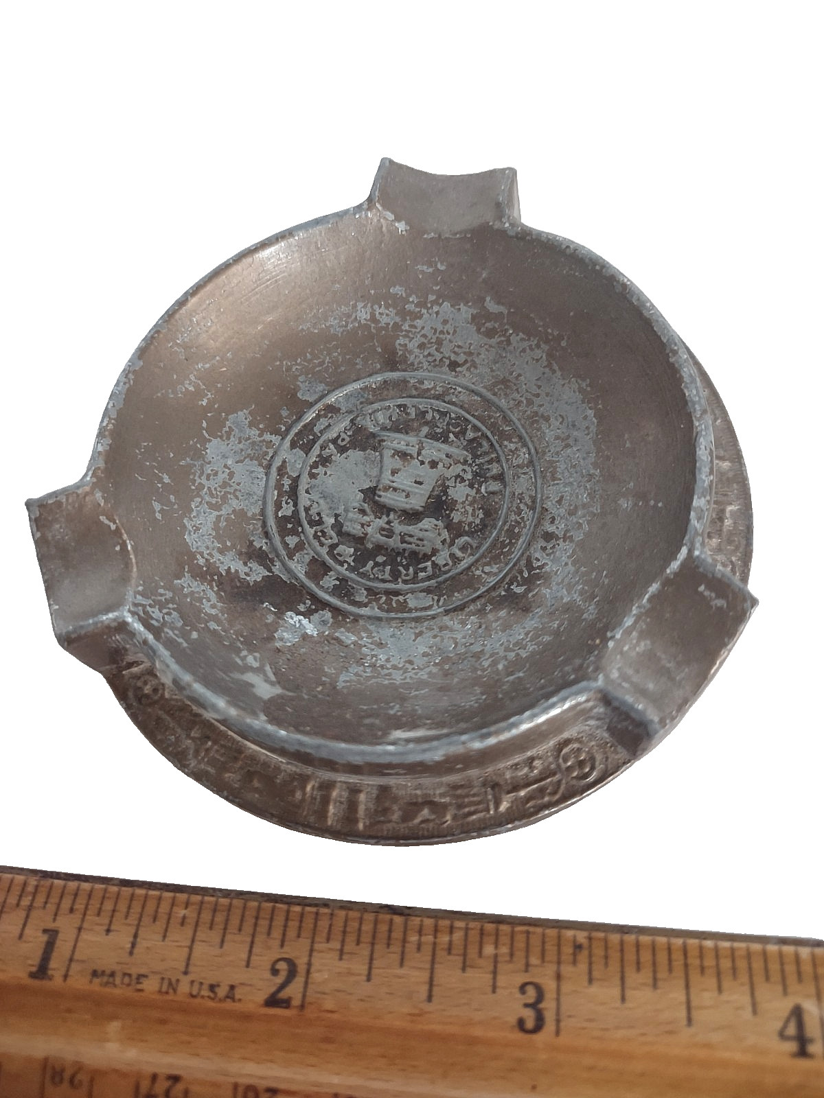 Vintage Doehler Jarvis Die Casting Co? Metal Ashtray