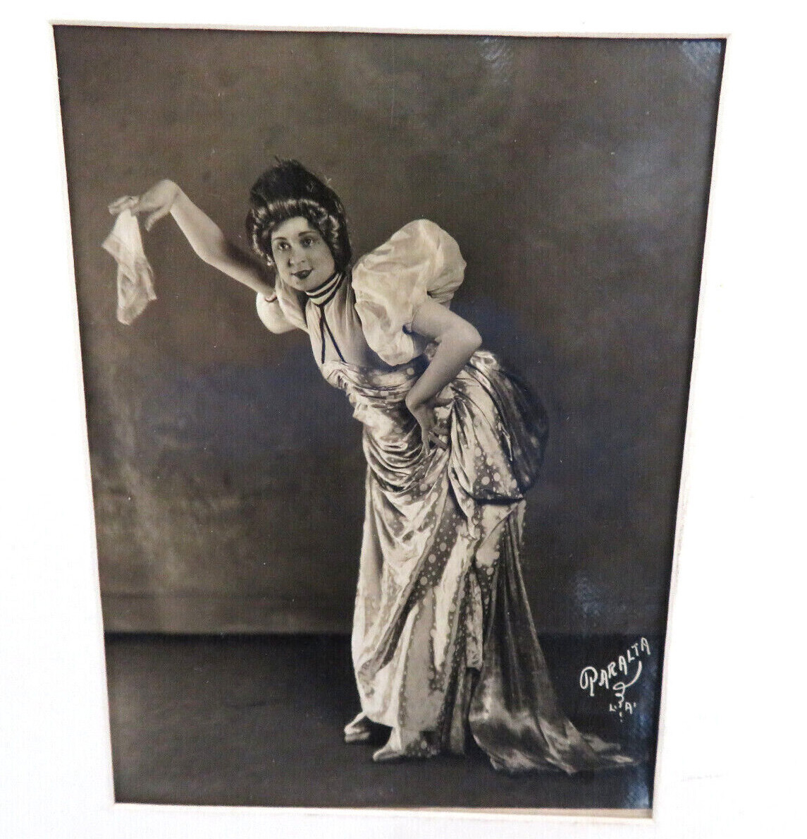 Antique 1920's SIGNED PERALTA Studios Los Angeles Theater Photo