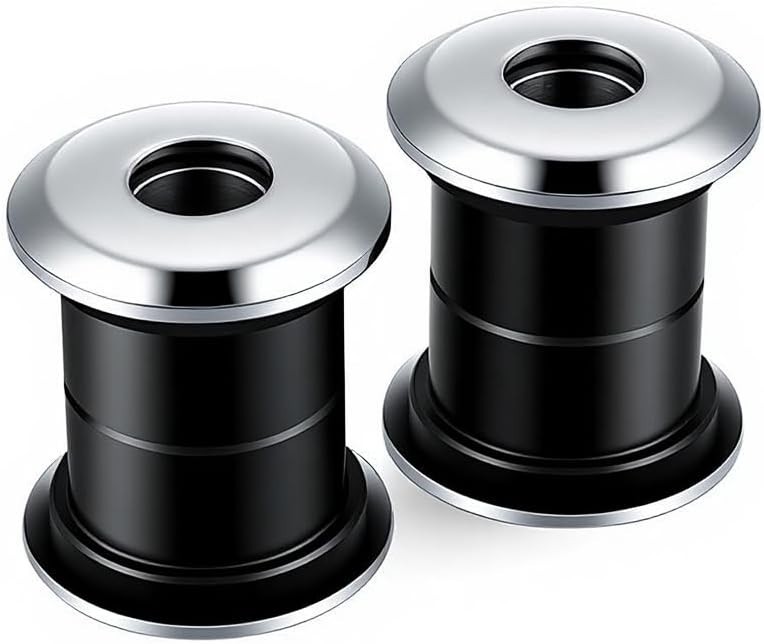 Polyurethane Handlebar Riser Bushings Black Urethane fr Harley Chrome#Black