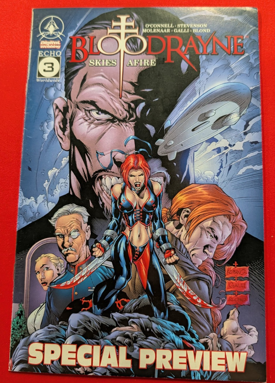 BLOODRAYNE SKIES AFIRE-SPECIAL PREVIEW COMIC-2004 BLOODRAYNE SKIES AFIRE-SPECIAL PREVIEW COMIC-2004