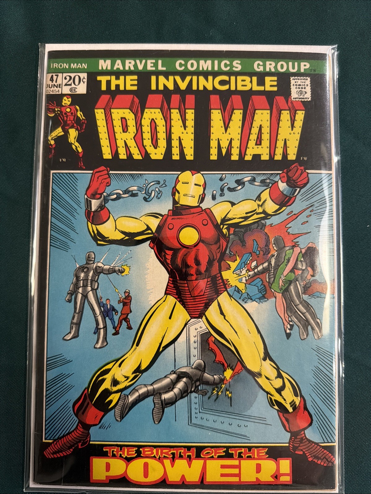 IRON-MAN # 47  CLASSIC COVER ORIGIN ISSUE 1972 Marvel Comics