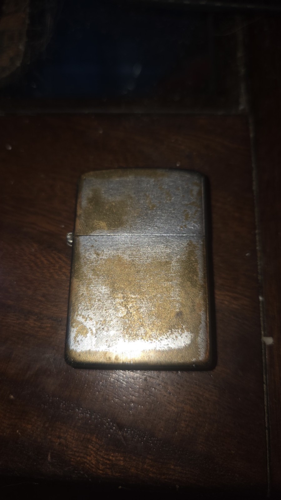 VTG 1937–1950 Zippo 3 Hinge Lighter Full SZ Chrome Patent 2032695 With OG Insert