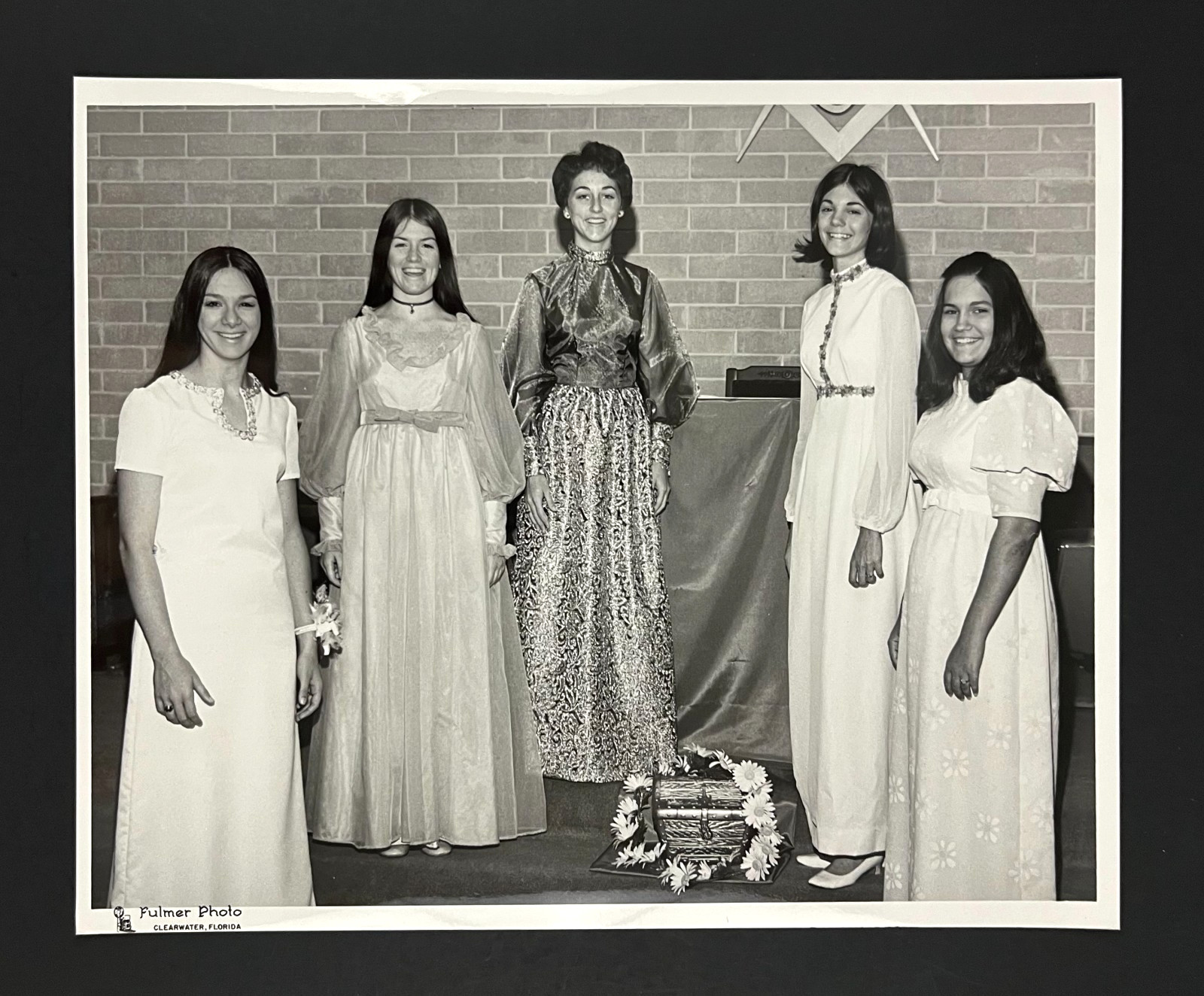 1970s Clearwater FL Young Women Order of the Eastern Star Masonic Lodge Photo 1970s Clearwater FL Young Women Order of the Eastern Star Masonic Lodge Photo