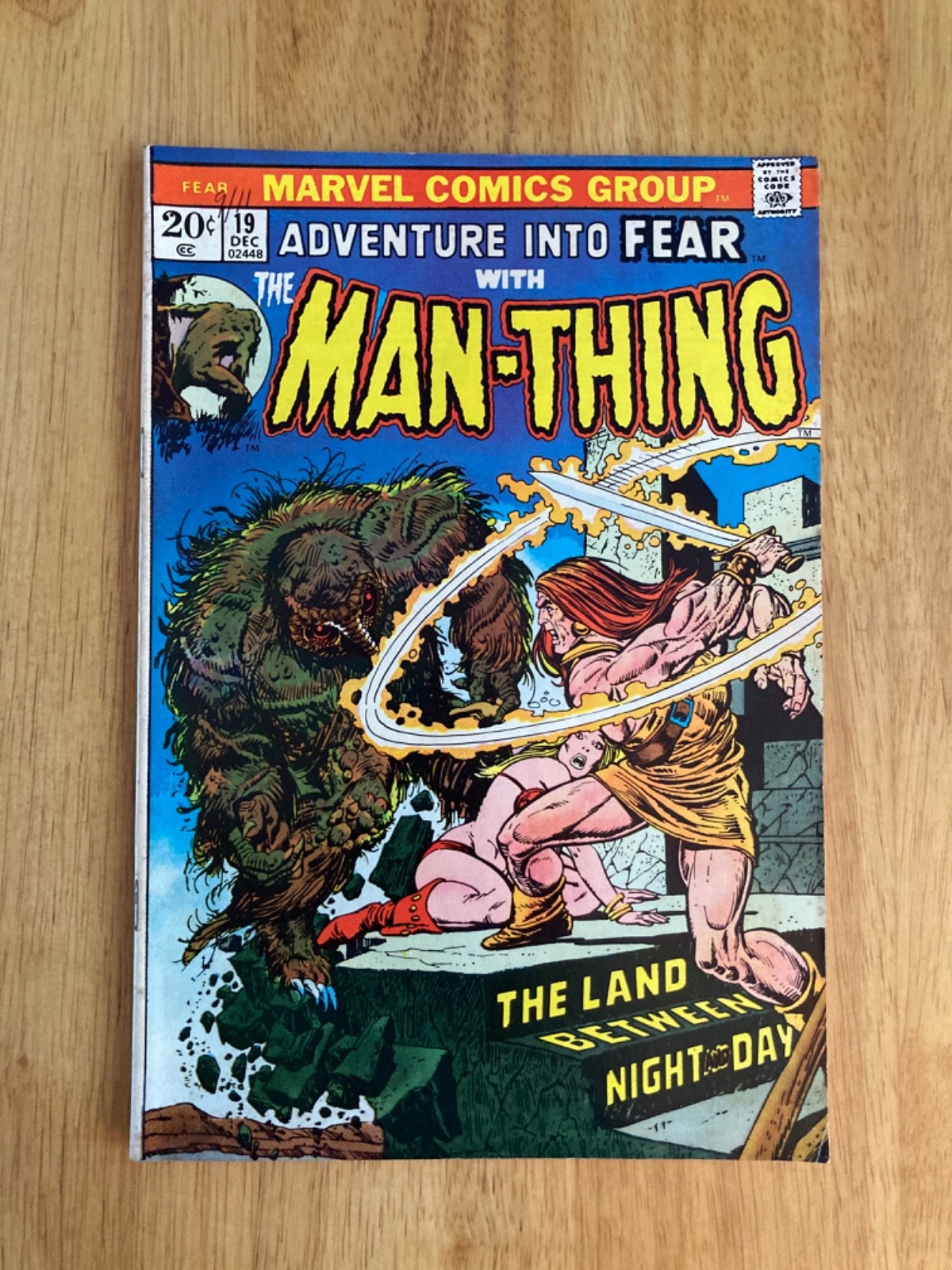 ADVENTURE INTO FEAR #19 Man-Thing (1973) *Key Book* (FN++, See Details..)