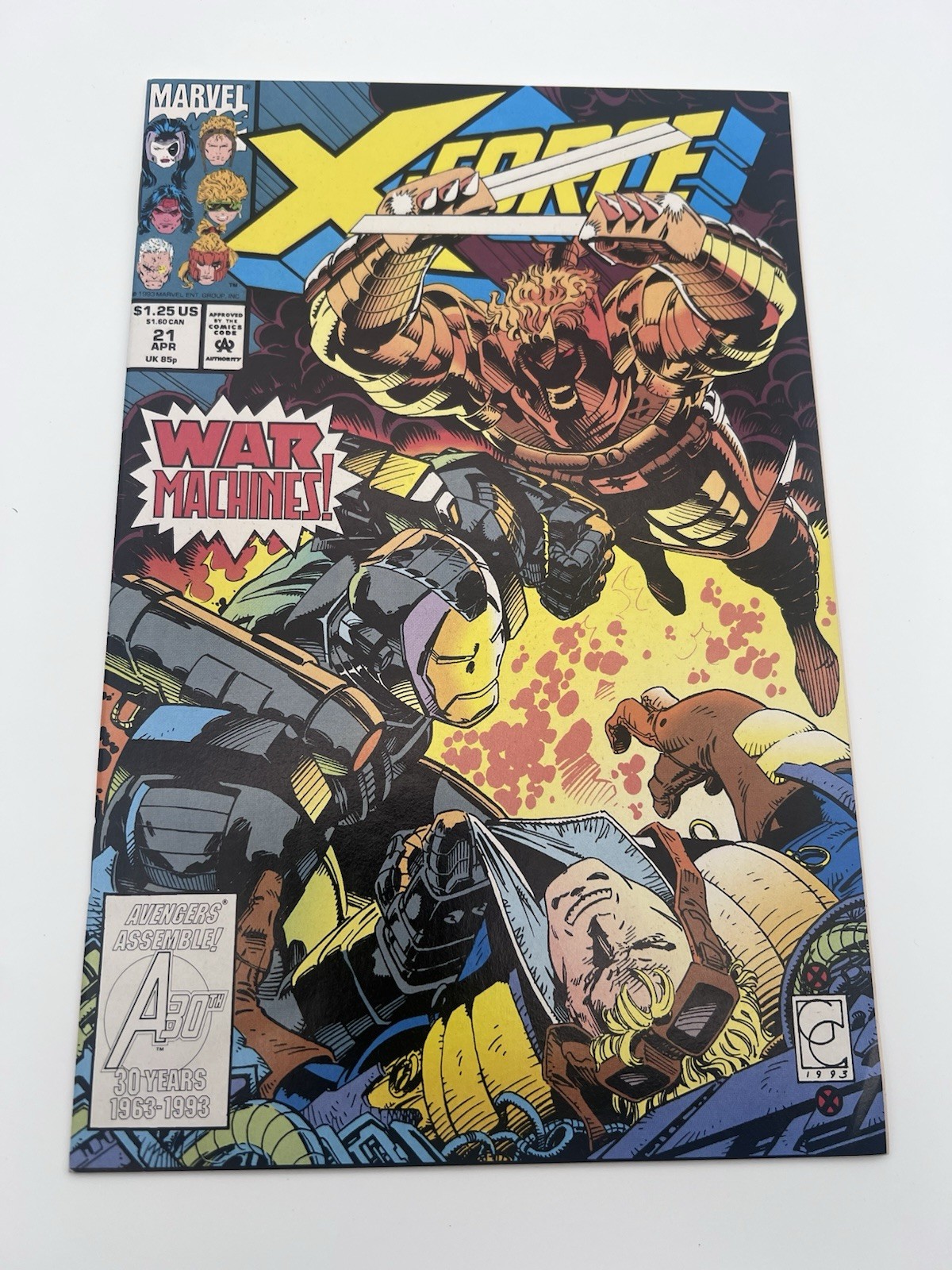 X-Force #21 - 25 Marvel Comics 1991 Lot of 5 1st Prints VF/NM