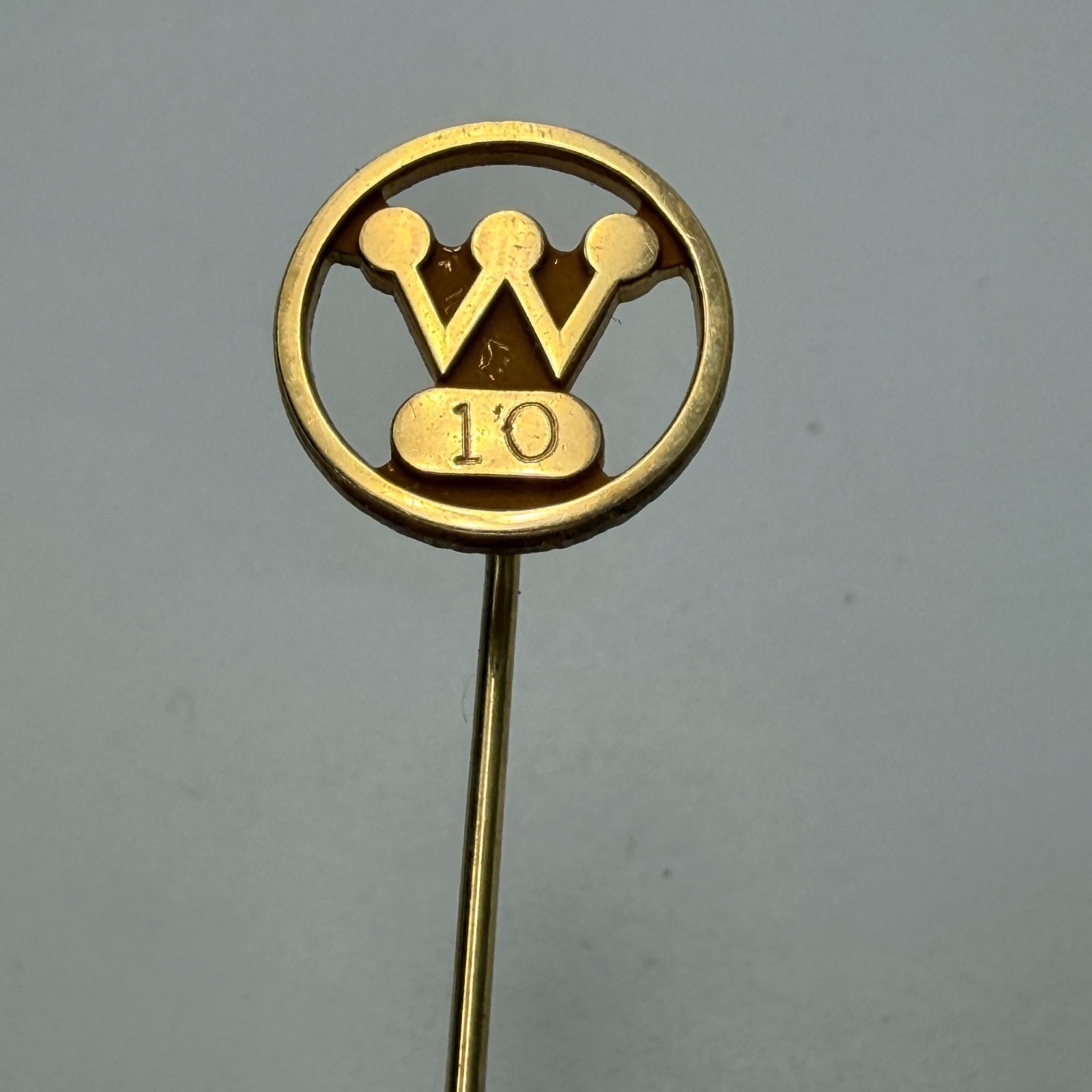 Rare Westinghouse Electric 10 Years Employee Service Stick Pin Award GF