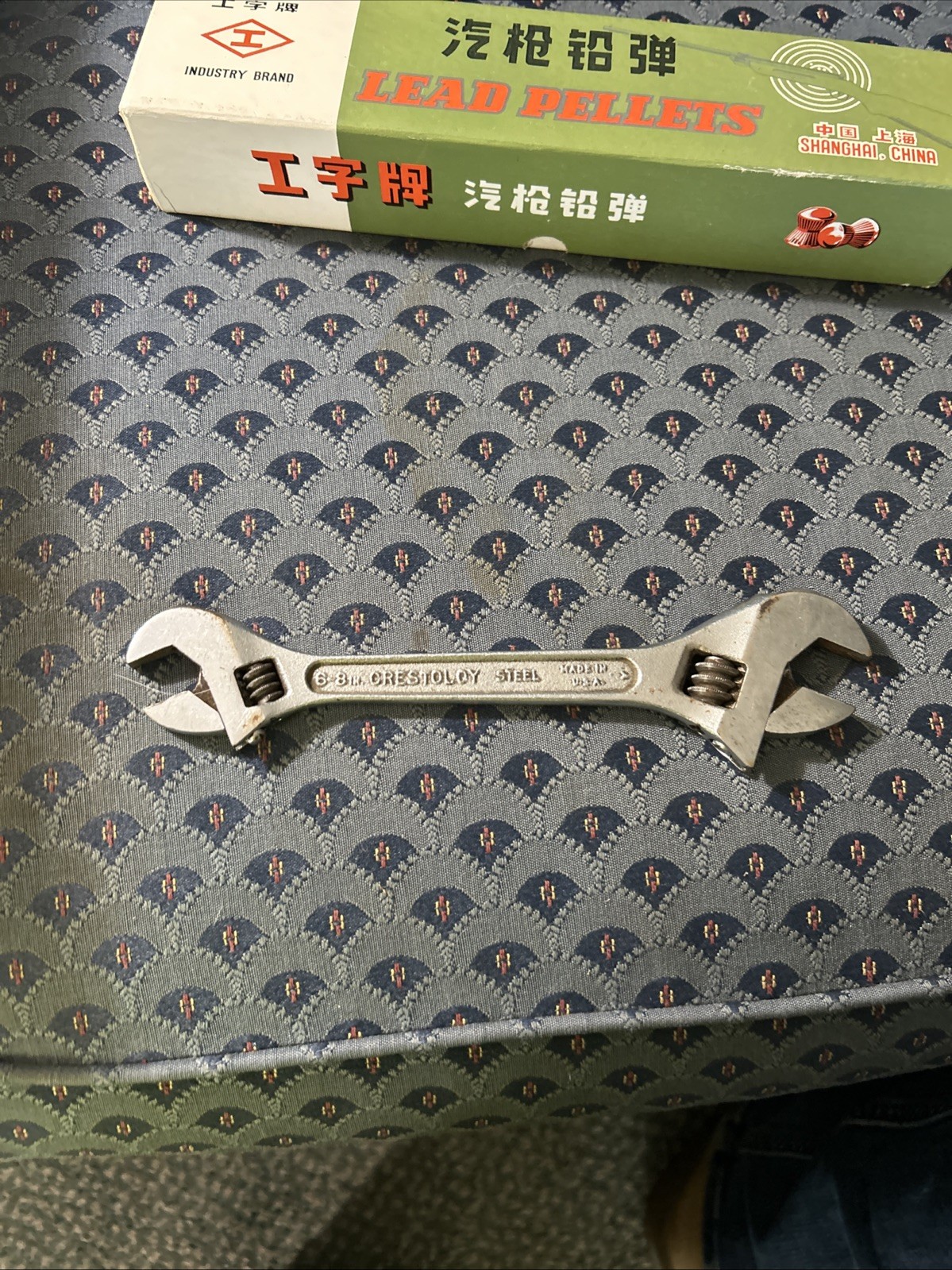 Vintage Crescent Crestoloy Double Ended Adjustable Wrench 6-8