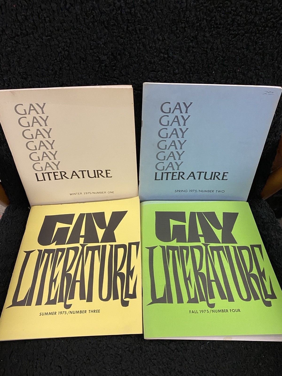 Rare Vintage Gay Literature Zines 1975 San Francisco California Set Of 4