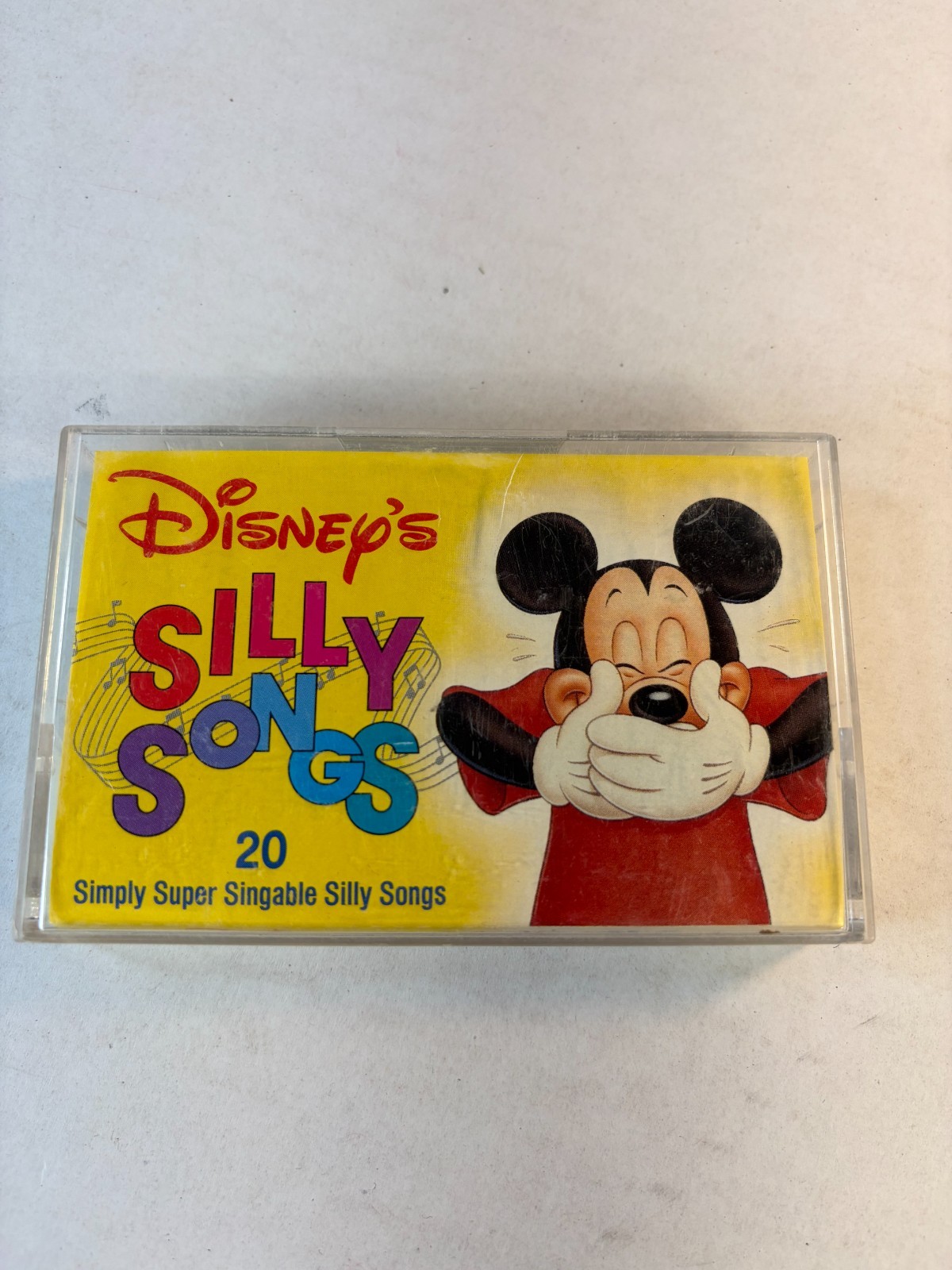 Disneys Silly Songs 20 Simply Super Singable Cassette Walt Mickey Mouse 1988