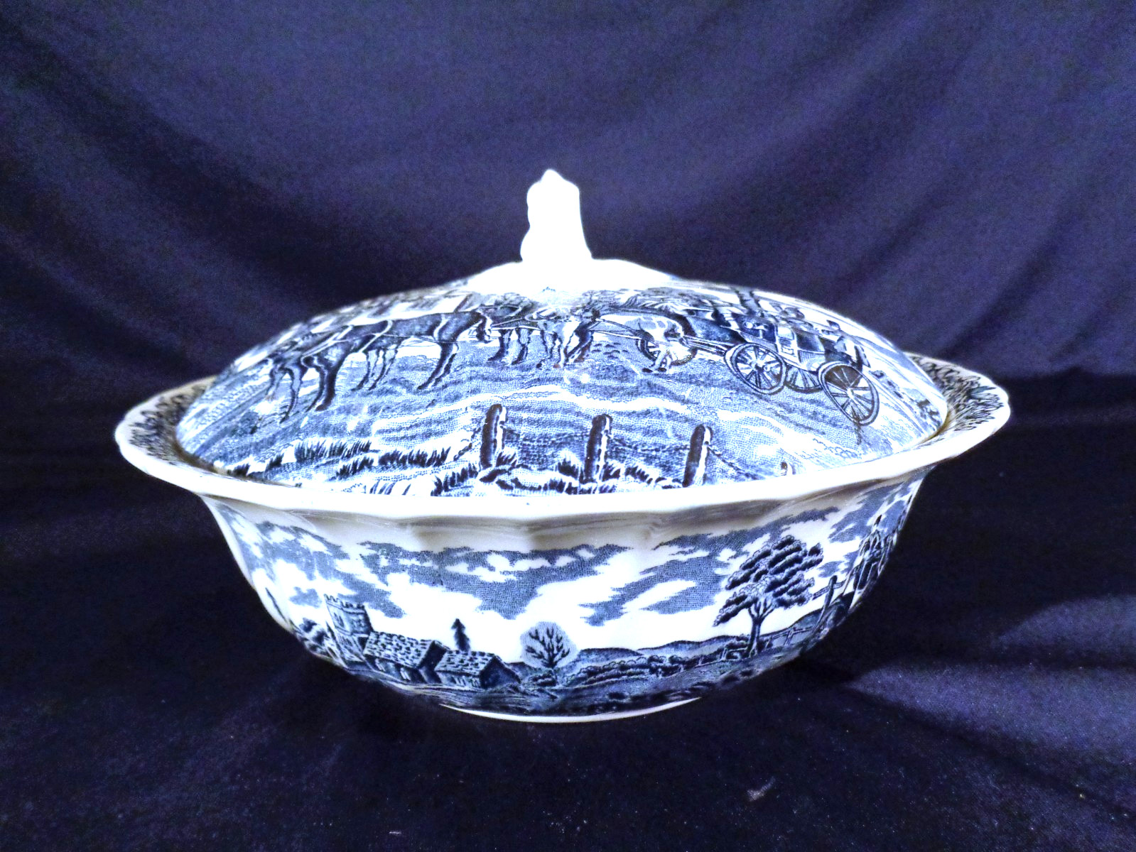 Myott Stallfordshire Blue Royal Mail 9\
