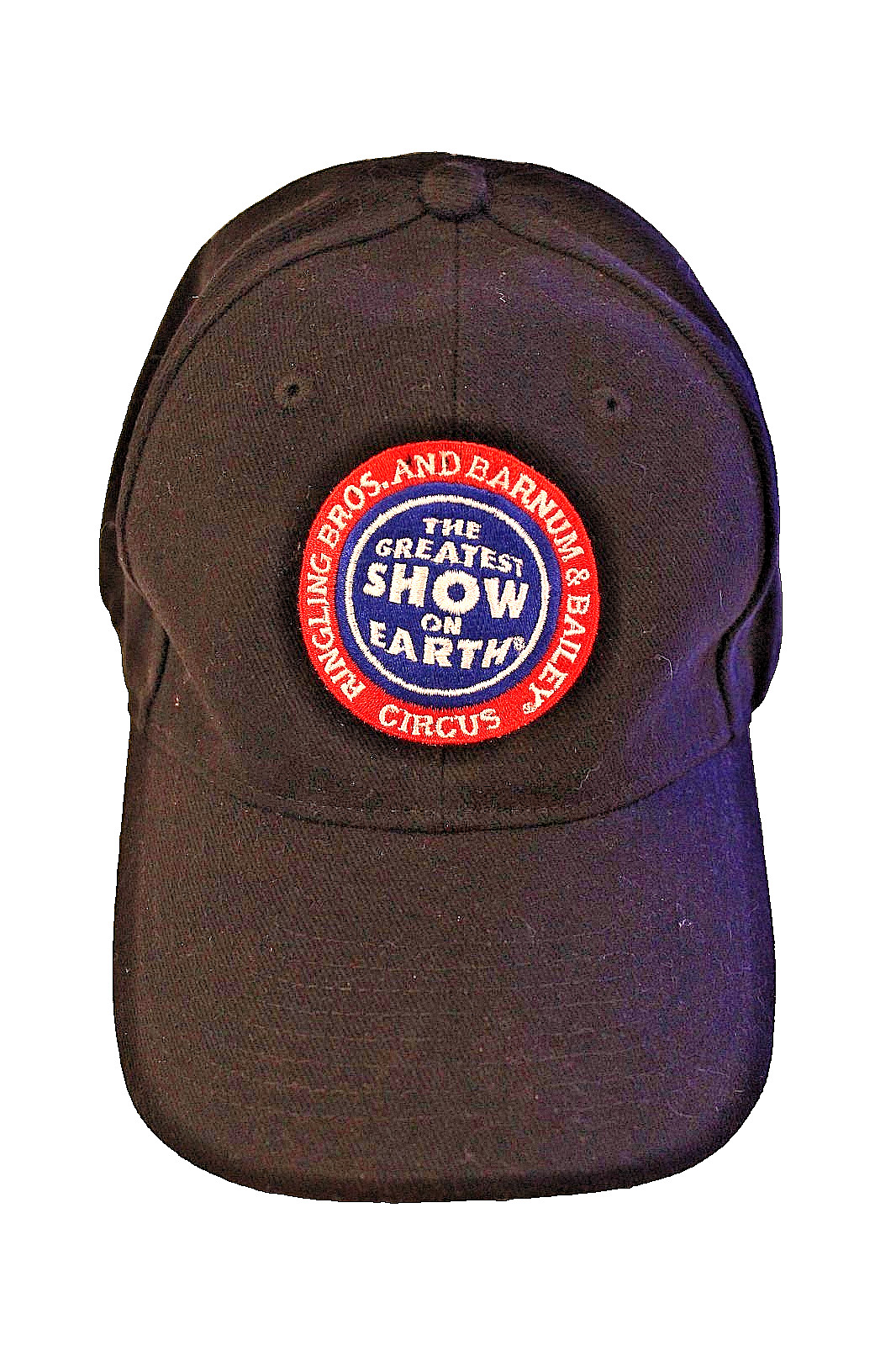 RINGLING BROS.BARNUM&BAILEY NEW BLACK HANDLER\'S BASEBALL HATCAP-OSFA-LAST ONE