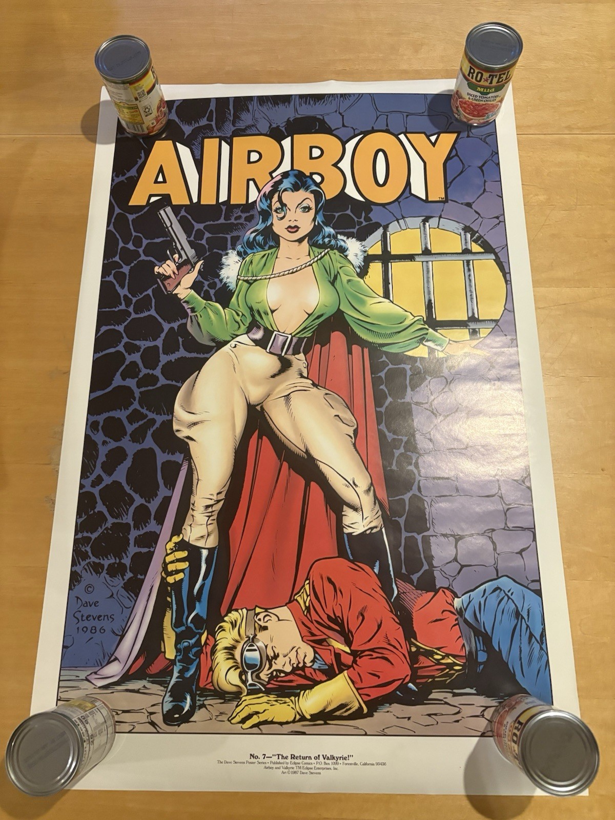 Airboy #5 - Return of Valkyrie, Dave Steven’s poster