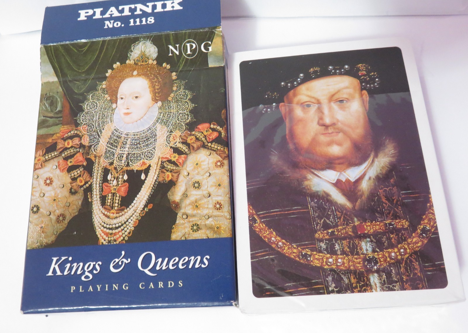 VINTAGE 1998 NPG KINGS & QUEENS PLAYING CARDS PIATNIK VIENNA
