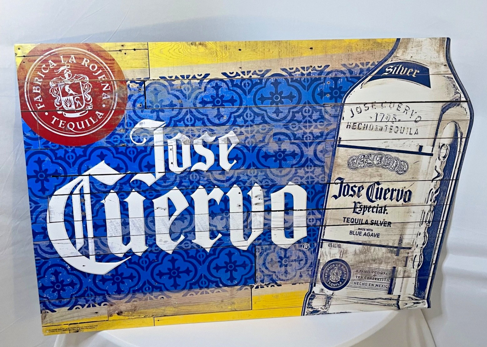 Jose Cuervo Embossed Tin Sign - 2016 - Bar / ManCave - NEW not in box
