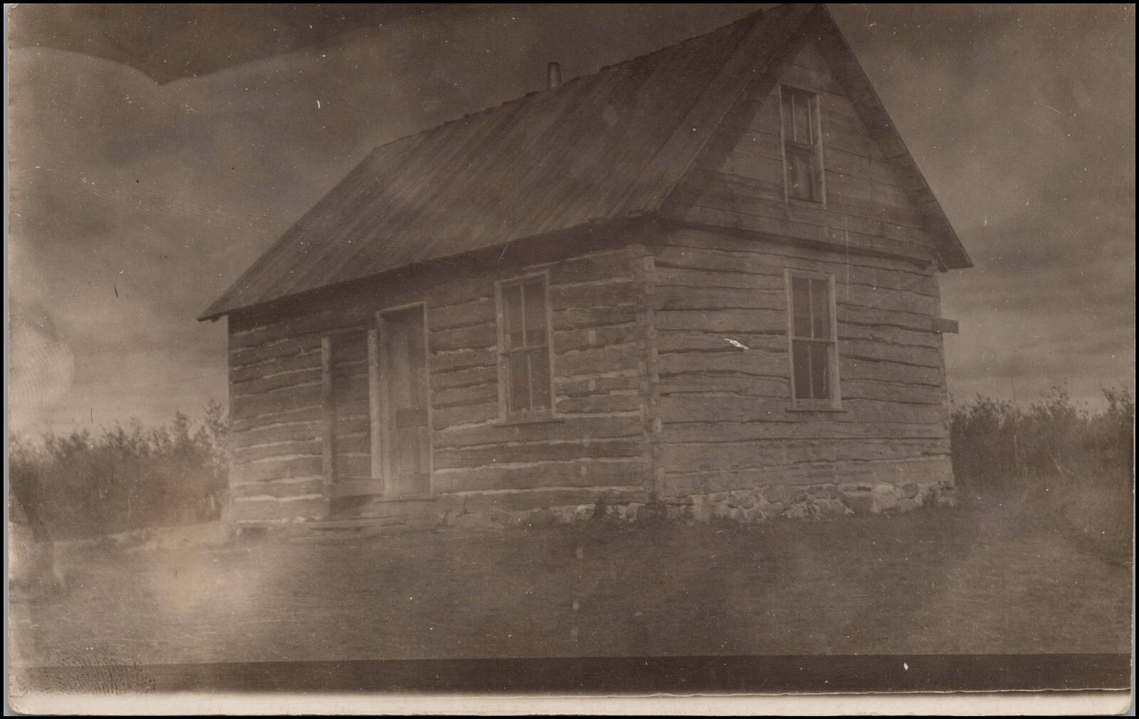 RPPC, Old Cabin Somewhere USA--Postcard G635