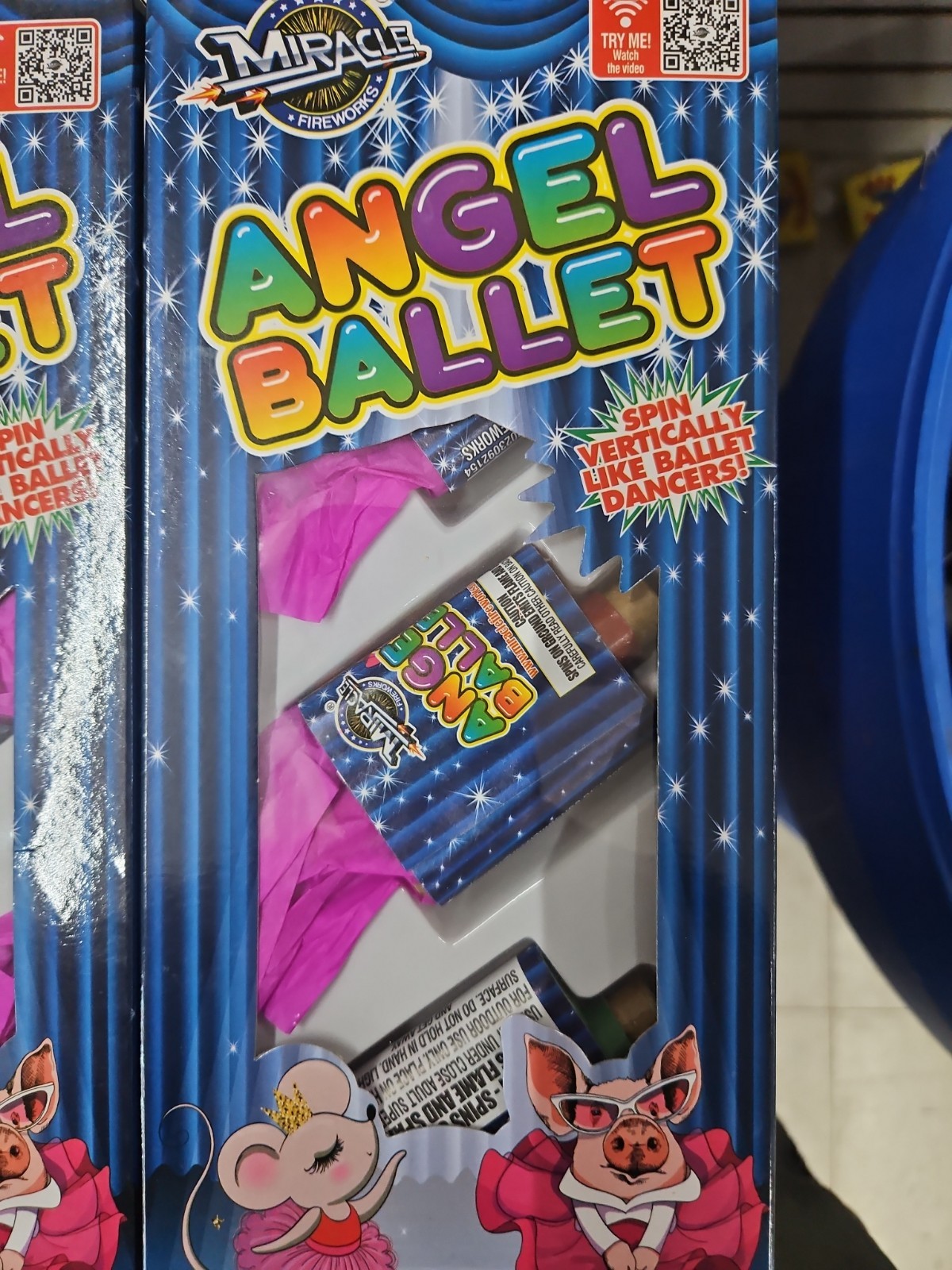 Angel Ballet Dancing Spinners Box Of 3 Prank Graduation Parties 