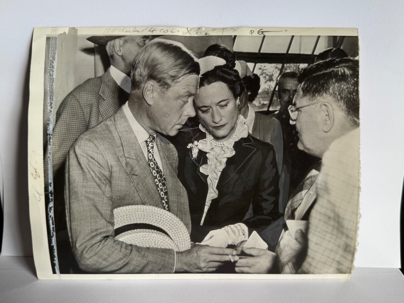 Duke and Duchess of Windsor original press photo. 1942. 8\