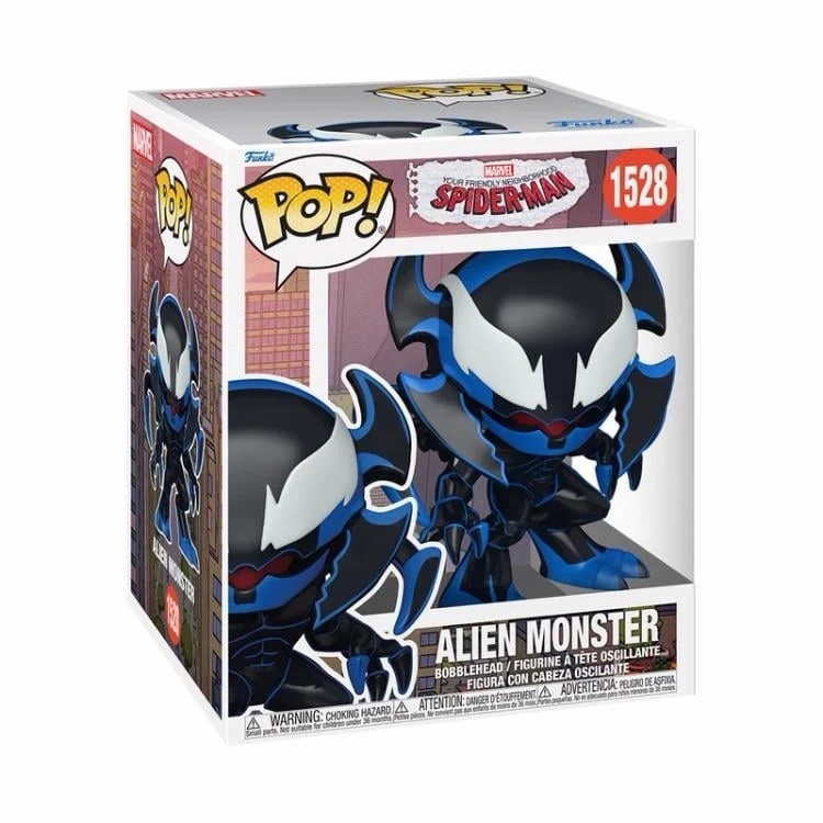 Funko Pop Your Friendly Neighborhood Spider-Man:  Alien Monster#1528  6-inch