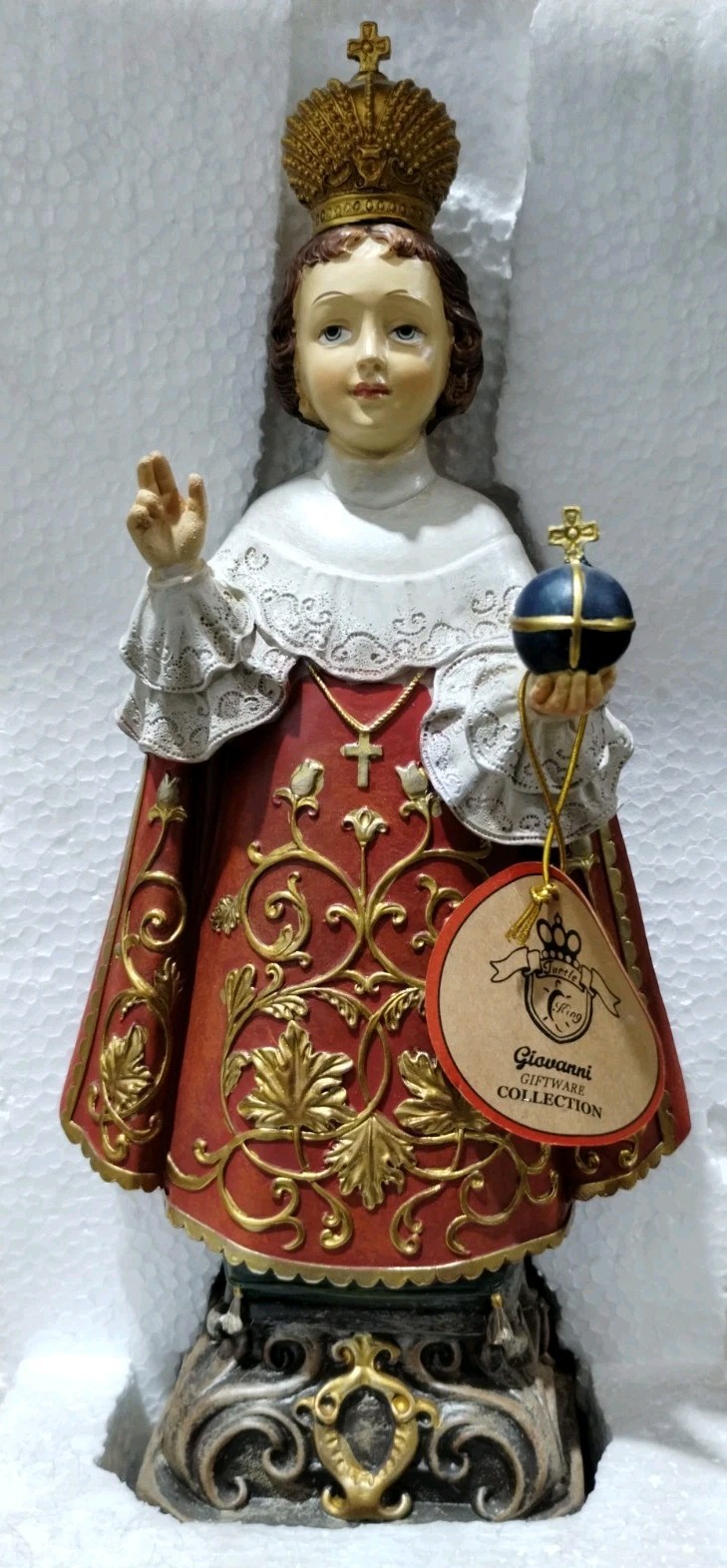 Infant of Prague Statue Devine Child Jesus King Religious Holy Santo Nino 11.5 Infant of Prague Statue Devine Child Jesus King Religious Holy Santo Nino 11.5