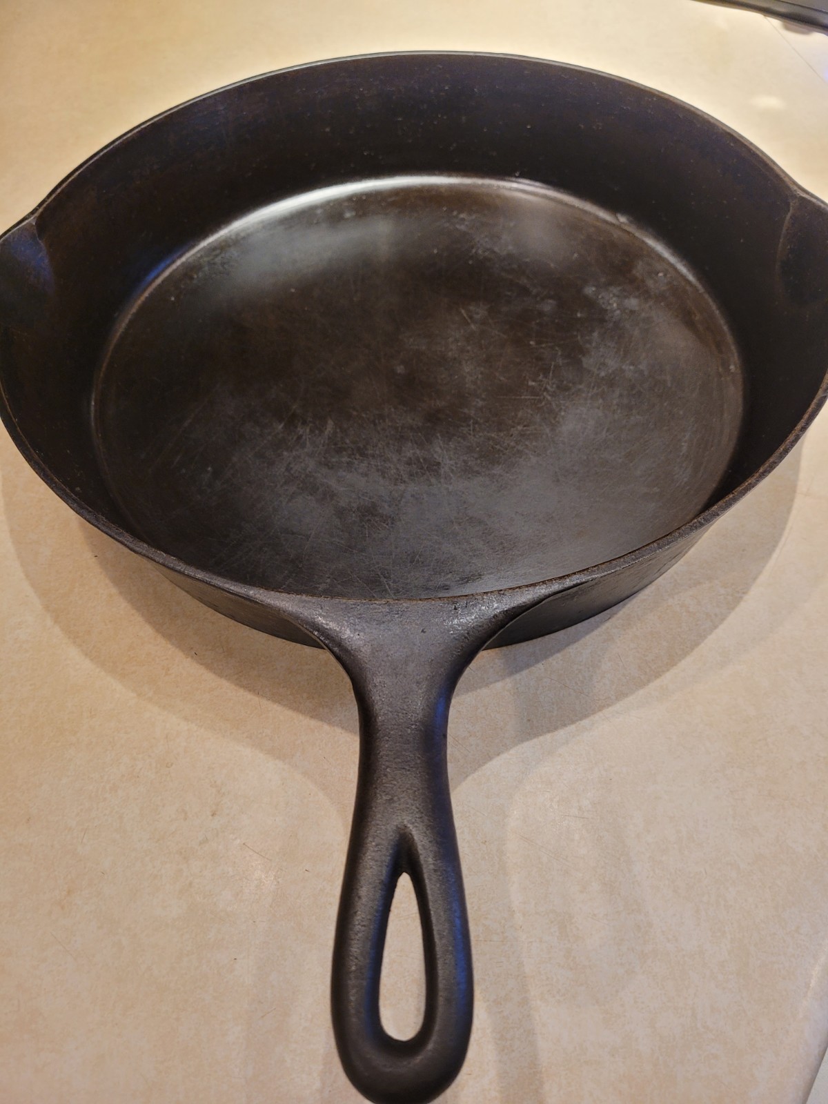 Antique Wagner #12 Sidney Ohio Large Cast Iron Skillet Excellent Condition