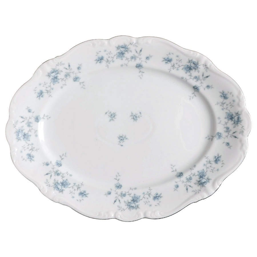 Johann Haviland Blue Garland  Oval Serving Platter 7495079