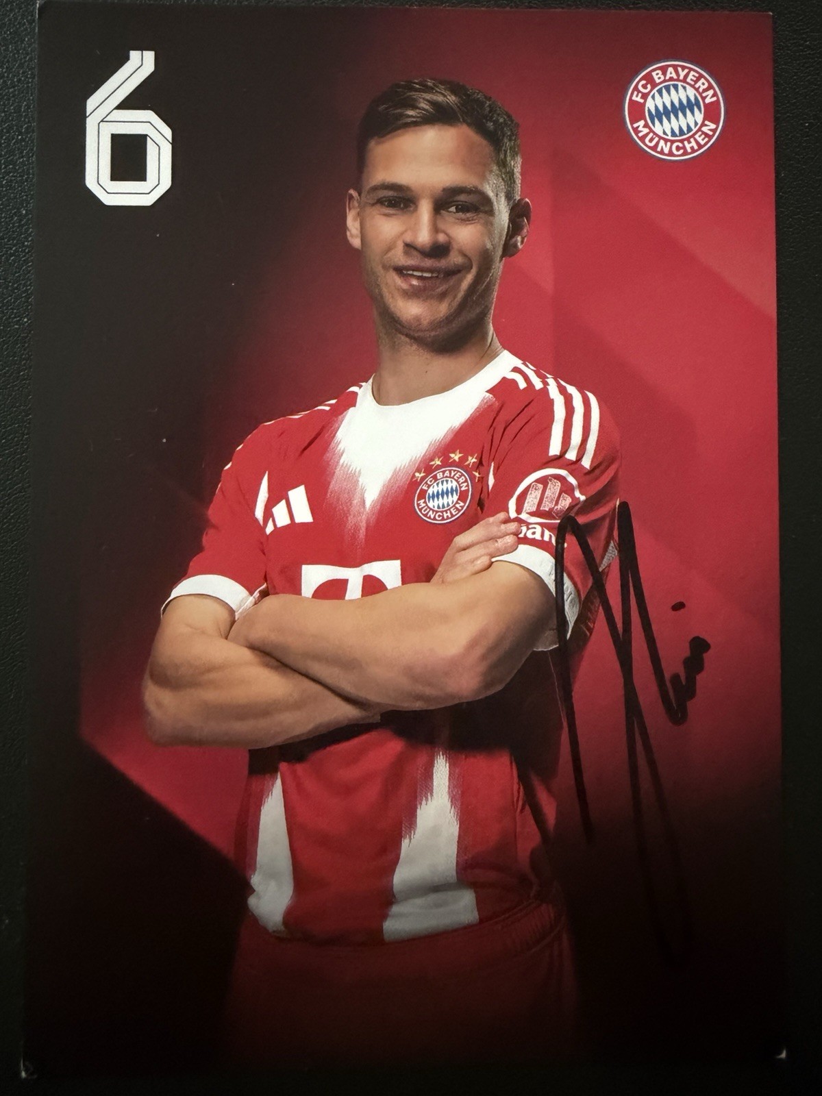 Hand Signed Autograph Card *JOSHUA KIMMICH* FC Bayern Munich 25/26 2025/2026