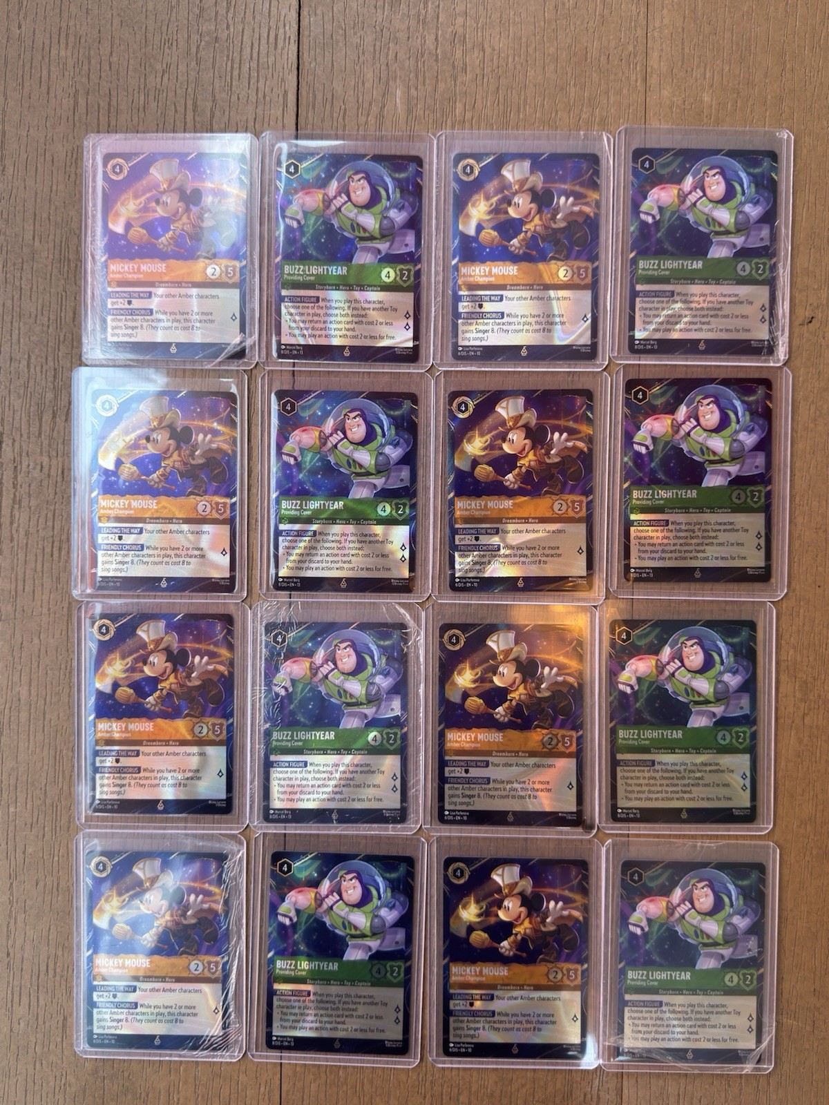 HKDL Exclusive Lorcana Promo: ***Mickey & Buzz*** Set-2 Cards Bundle (Eng)