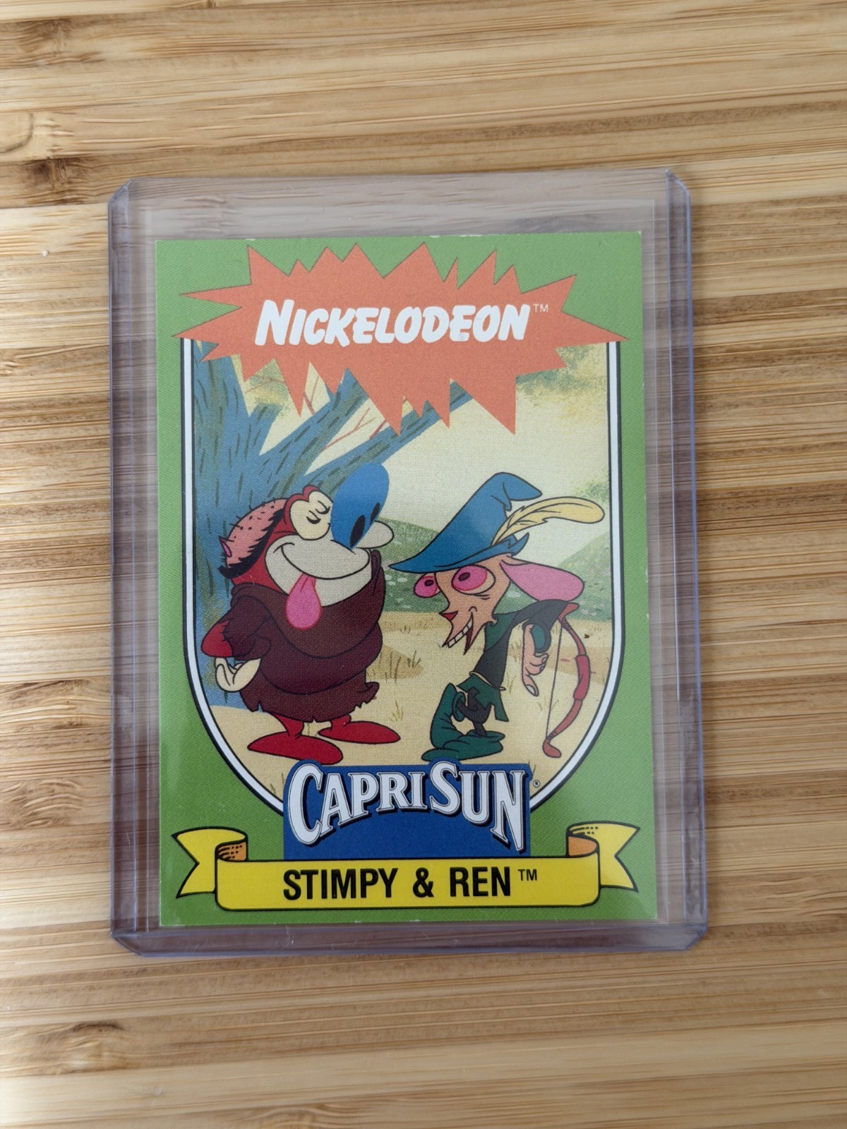 1991 Capri Sun Nickelodeon Nick Is Kids REN & Stimpy Card 7 1991 Capri Sun Nickelodeon Nick Is Kids REN & Stimpy Card 7