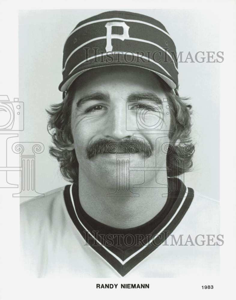1983 Press Photo Pittsburgh Pirates Baseball Player Randy Niemann - lrs28322