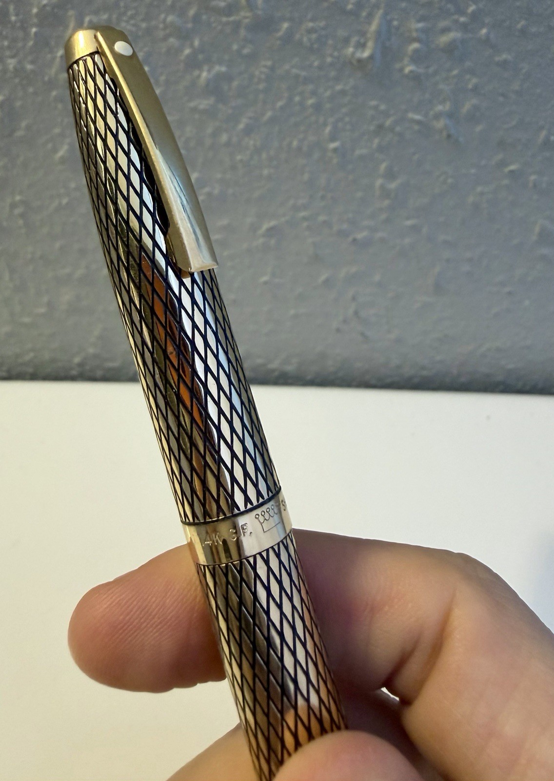 Sheaffer Imperial Perpetual Pen 14K GF White Dot USA Vintage