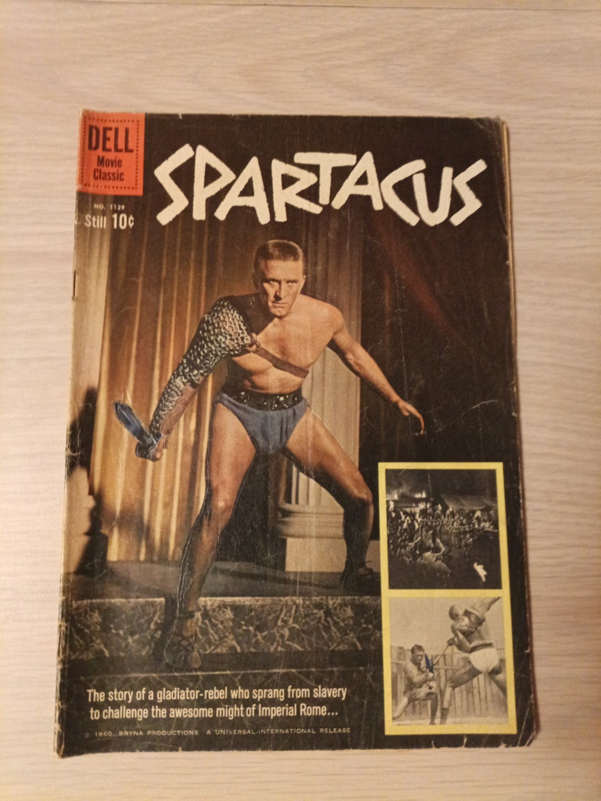Dell Comics 1960 Issue #1139 Spartacus Comic Book Vintage