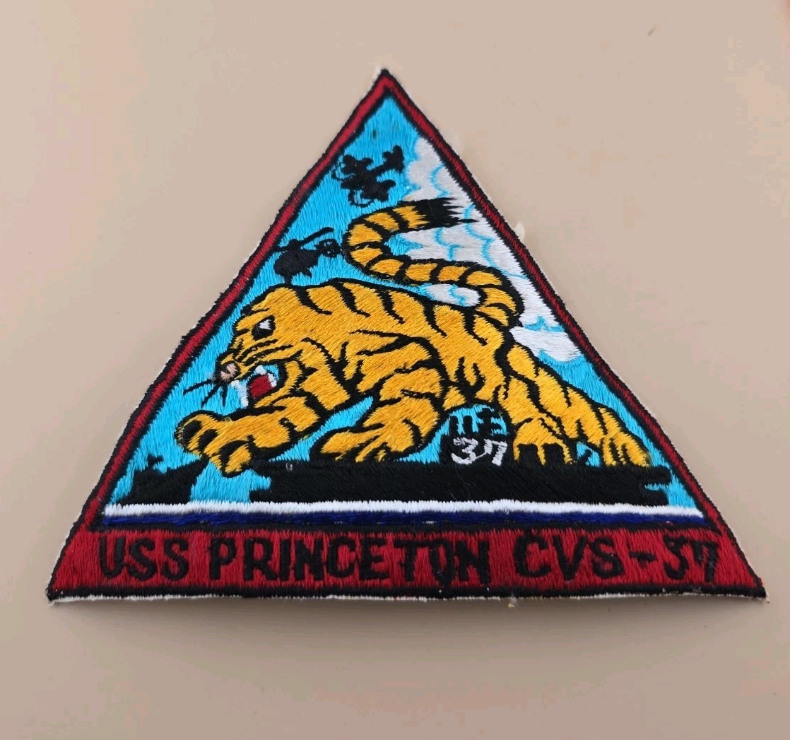 USN CVS-37 USS Princeton  c.  1954-1959 PATCH