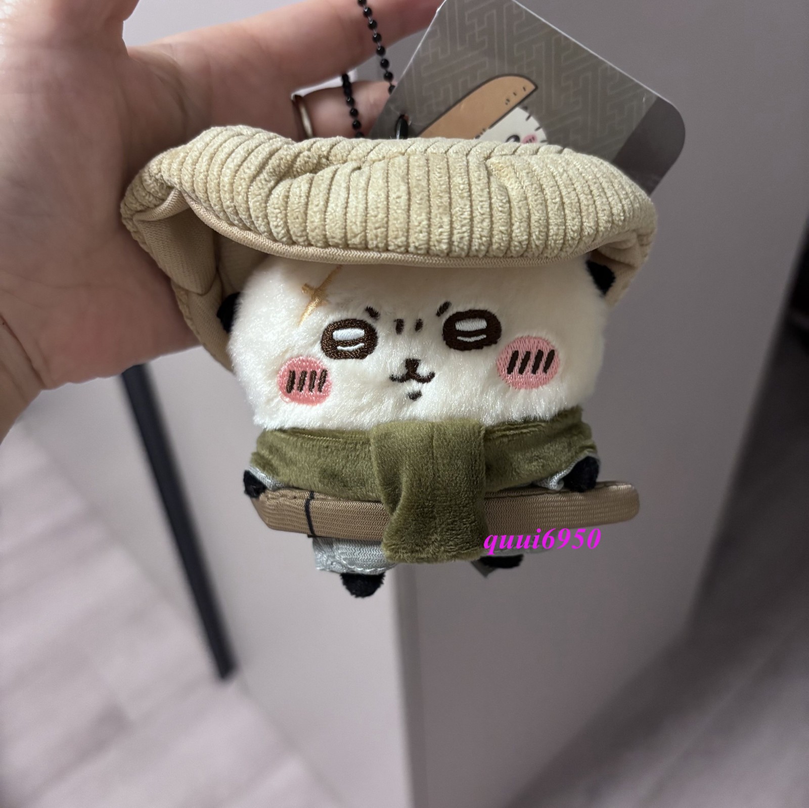 New Chiikawa Edo Style Rakko Plush Doll Toy Keychain Plushie Bag Pendant 4