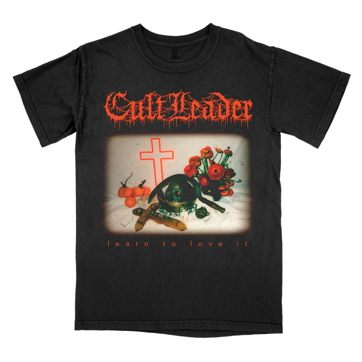 Cult Leader 'Learn To Love It' Premium Black T-Shirt BOT_085 