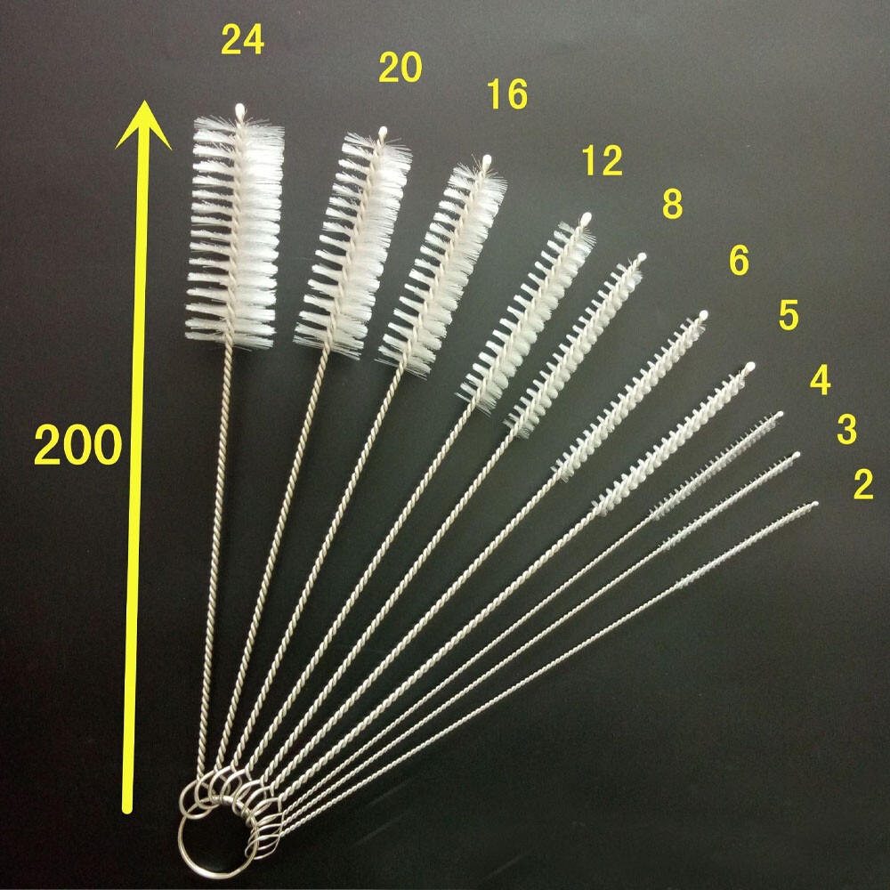 10PCS Pipe Cleaners Brush Smoking / Tobacco Pipe Cleaning Tools White 10 Sizes