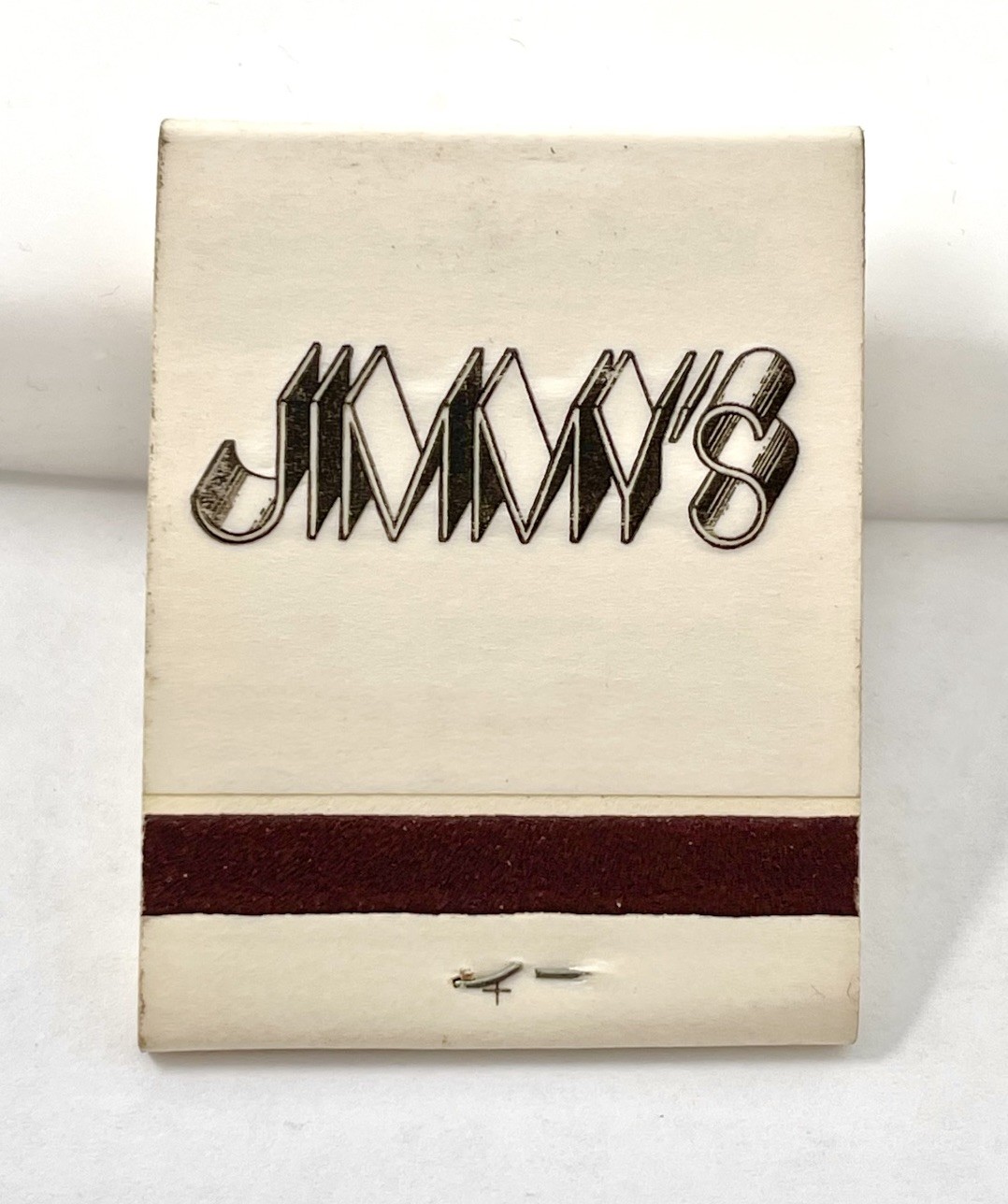 Jimmy’s Restaurant Beverly Hills California Rare Vintage Matchbook Unstruck